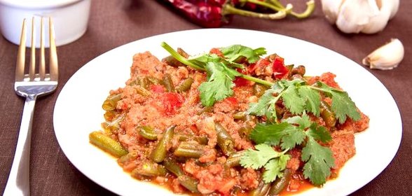 Фарш с овощами