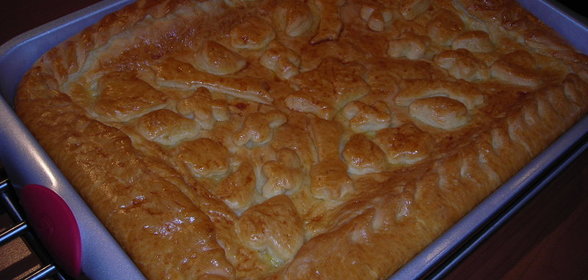 Пирог с горбушей