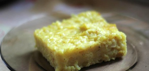 Рисовая запеканка с цветной капустой и сыром