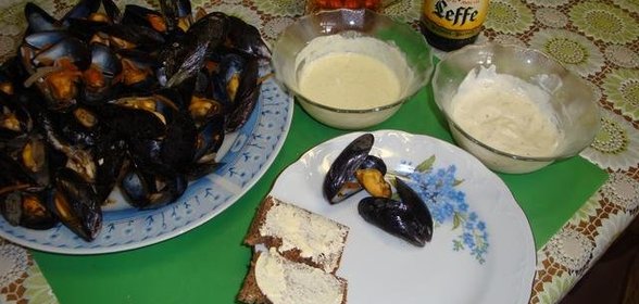 Мидии по-бельгийски