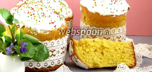 Кулич из Александрийского теста