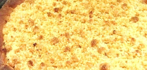 Творожный пирог с посыпкой