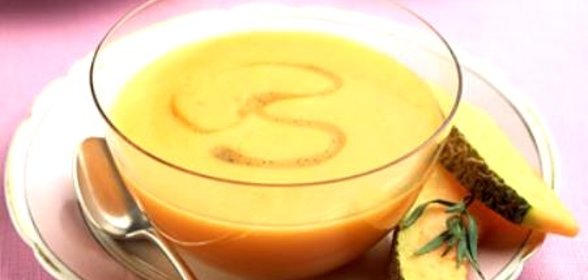 Суп из дыни с сиропом