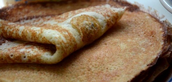 Блинчики с банановым припеком