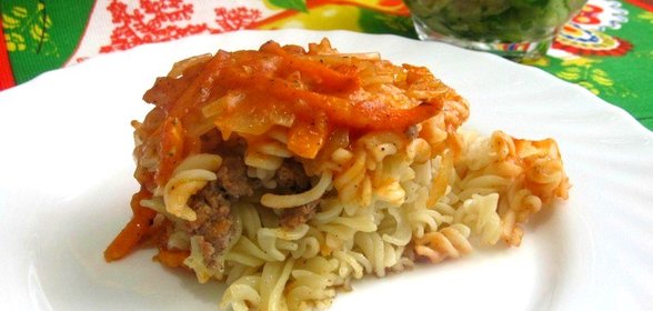 Макаронная запеканка из духовки