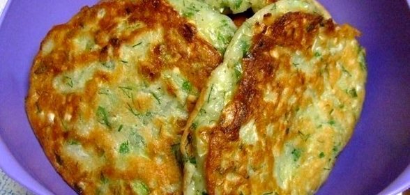 Капустные оладьи на кефире