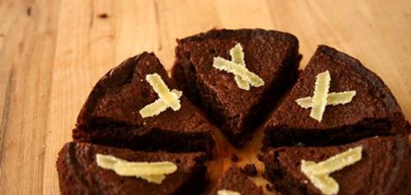 Шоколадные пирожные с имбирем