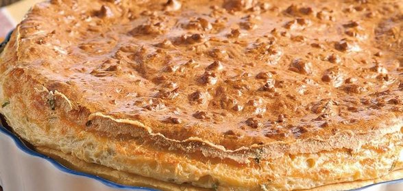 Горячий ланкаширский пирог