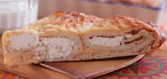 Блинная запеканка