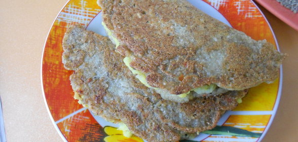 Индийские блины с начинкой из картофеля