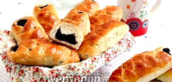 Пирожки с маком печёные