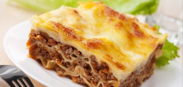 Лазанья из тонкого лаваша