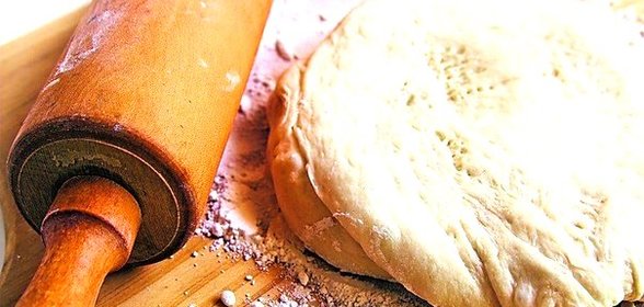 Творожное тесто для пиццы