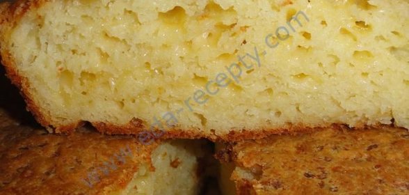 Пирог с сыром и творогом