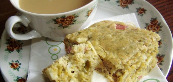 Кукурузный пирог с сыром