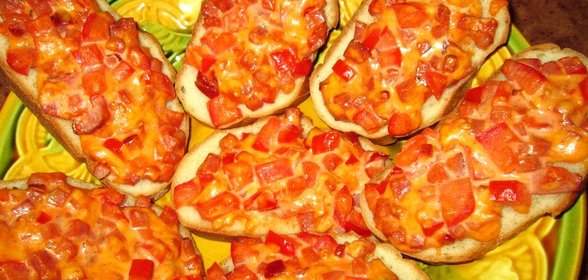 Пицца на хлебе