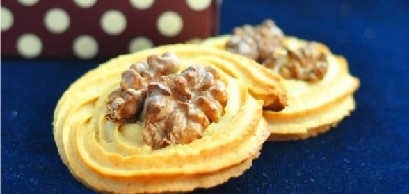 Печенье медовое с грецким орехом