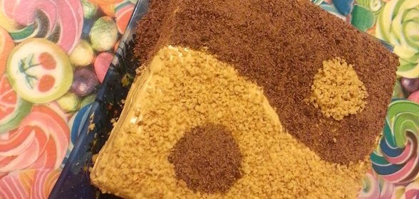 Шоколадно-ореховый торт из печенья «Дуализм»