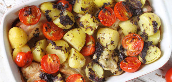 Курица с картошкой