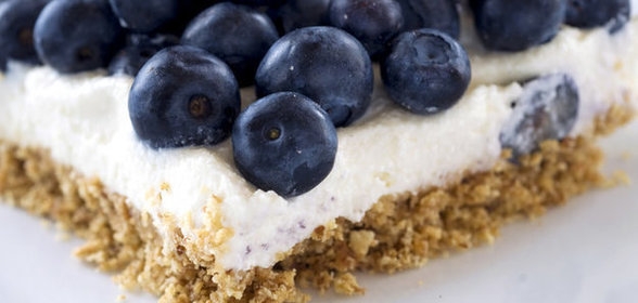 Чизкейк с черникой без выпекания