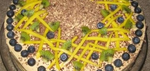 торт Маково-ягодный