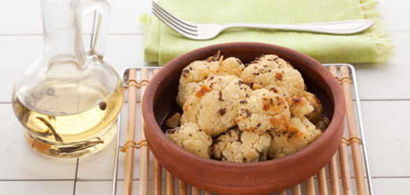 Запеченная цветная капуста с горчицей