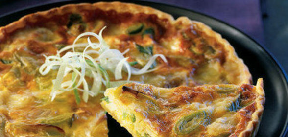 Горячий луковый пирог