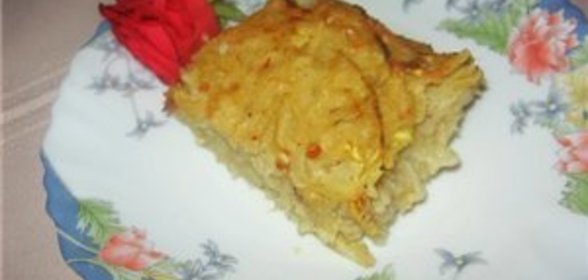 Запеканка из картофеля и кабачка