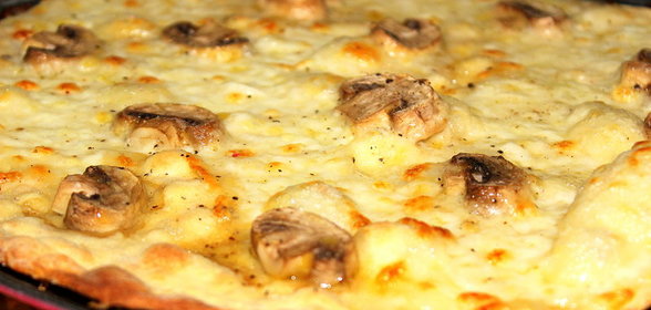 Хрустящее тесто для пиццы с овсяными хлопьями и без дрожжей