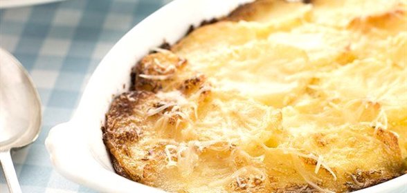 Картофельная запеканка с сыром