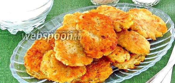 Картофельные оладьи с фаршем