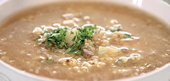 Кулеш с белыми грибами