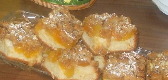 Немецкий абрикосовый пирог