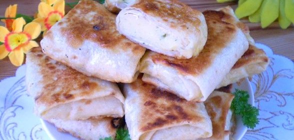 Лаваш с пюре