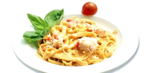 Тальятелле с крабовым мясом