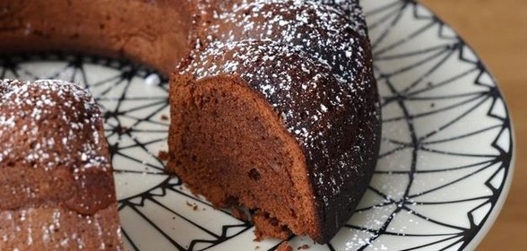 Простой шоколадный кекс