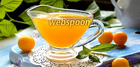 Сладкий соус из алычи