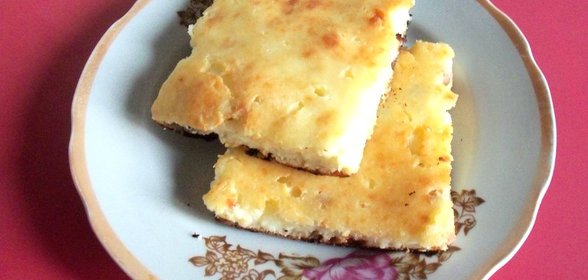 Творожная запеканка с изюмом