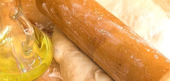 Тесто для пиццы на сковороде