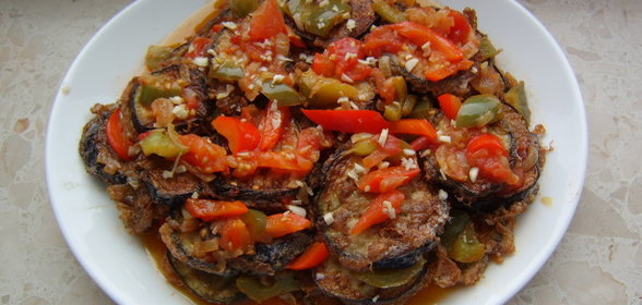 Баклажаны слоёные