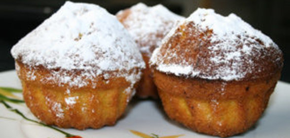 Морковные маффины (кексы) с апельсиновой цедрой и миндалем