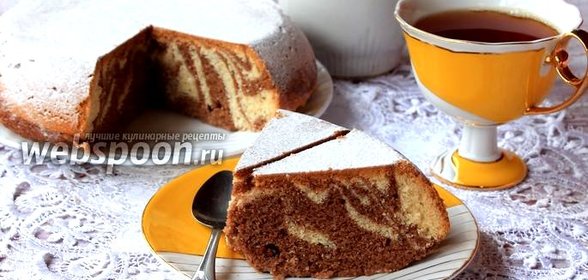 Пирог «Зебра» в мультиварке