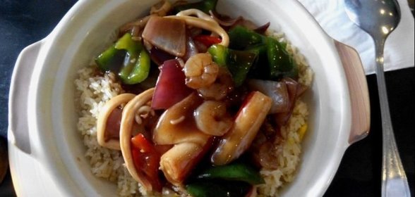 Рис с морепродуктами по-китайски
