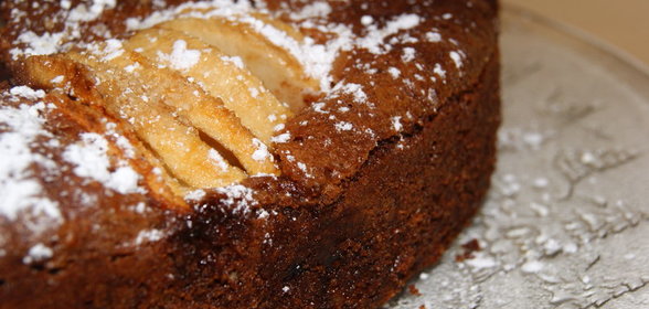 Милопита-яблочный пирог с шоколадной пастой