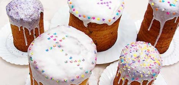 Кулич из венского теста