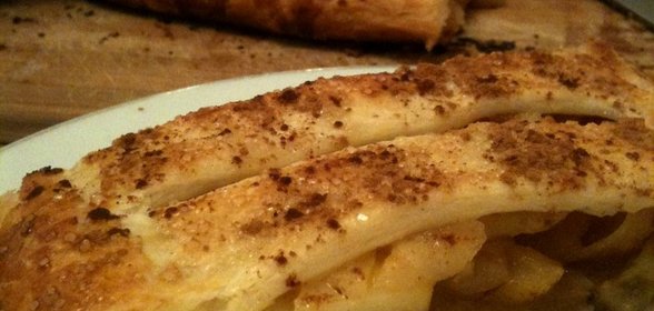Яблочный штрудель с миндалем
