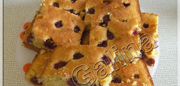 Вишневый пирог