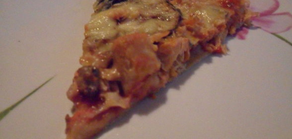 Пицца с баклажанами