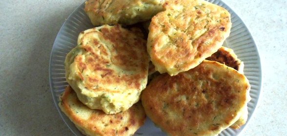 Гороховые оладьи