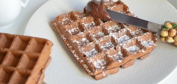 Шоколадные бельгийские вафли